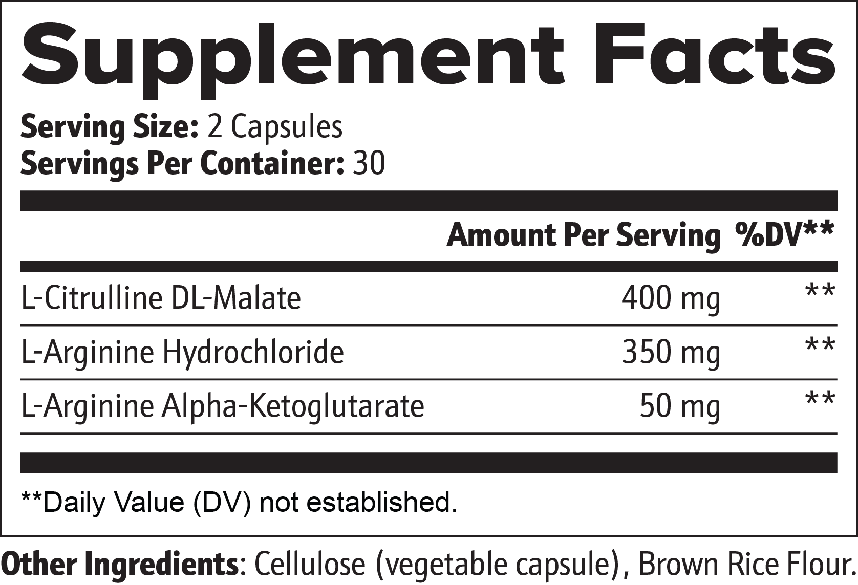 Nitric Oxide 60-Day Supply